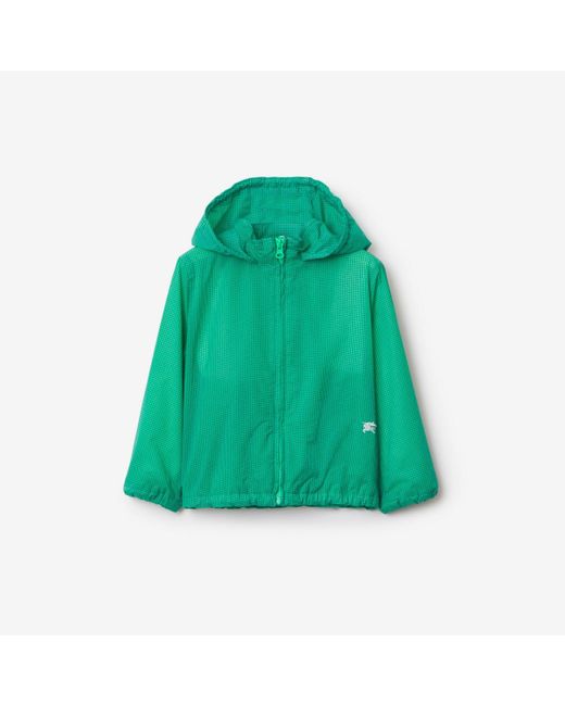 Burberry Green Nylon Jacket for men
