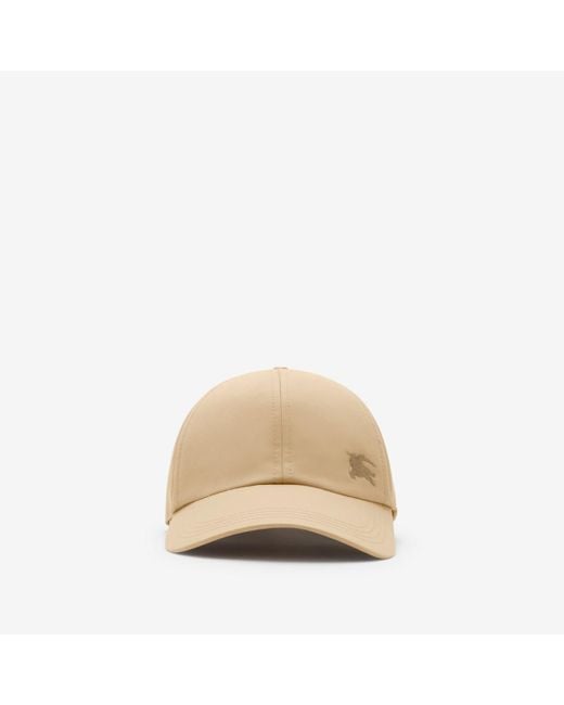 Burberry Natural Gabardine Baseball Cap for men