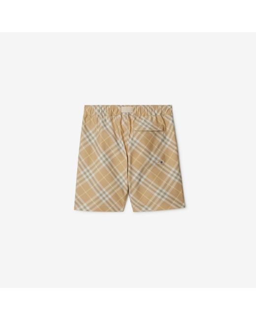 Burberry Natural Check Shorts for men
