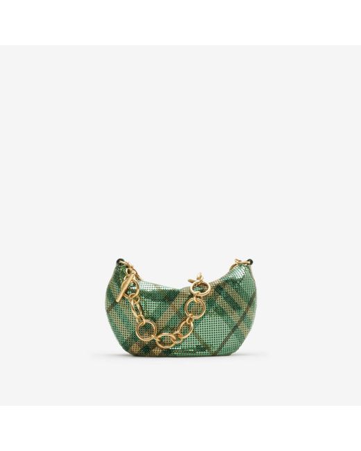 Burberry Green Chainmail Bag