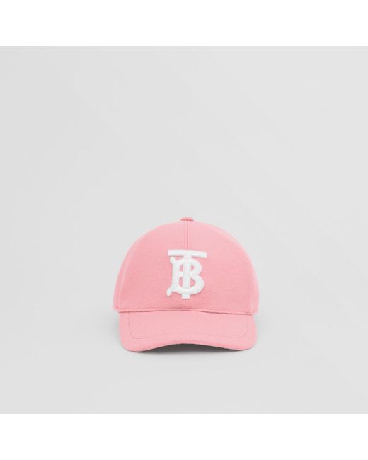 monogram motif baseball cap