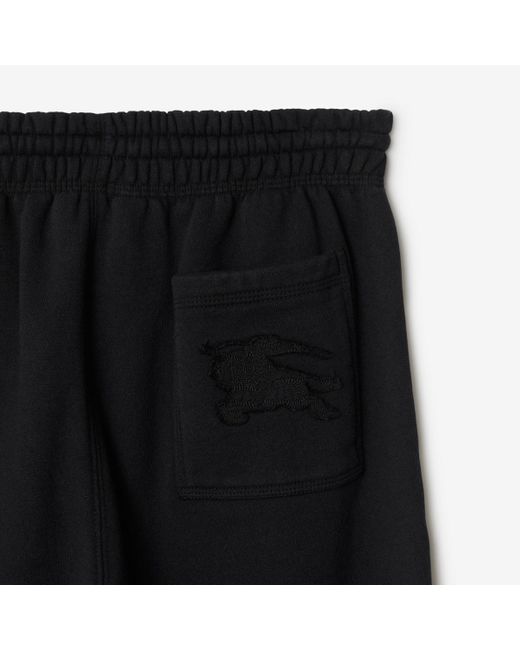 Burberry Black Cotton Track Pants for men