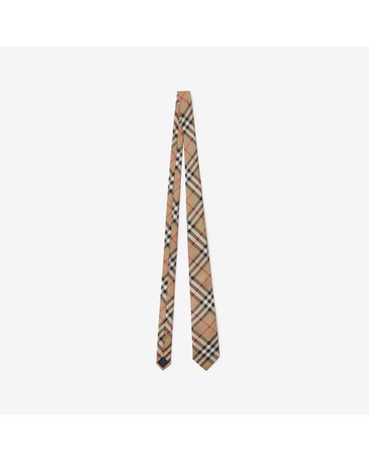 Burberry Multicolor Check Silk Tie for men