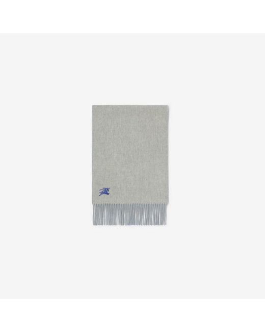 Burberry Blue Reversible Cashmere Scarf