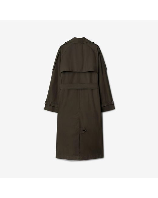 Burberry Black Short Castleford Trench Coat for men