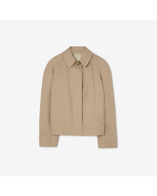 Burberry Natural Tropical Gabardine Tickhill Jacket