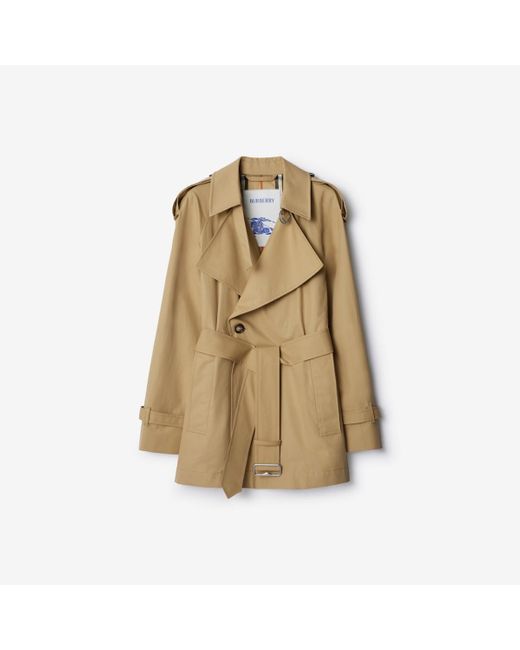 Burberry Natural Gabardine Trench Jacket