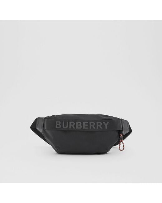 Burberry Bauchtasche "Sonny" aus Nylon mit Logodetail in Black für Herren
