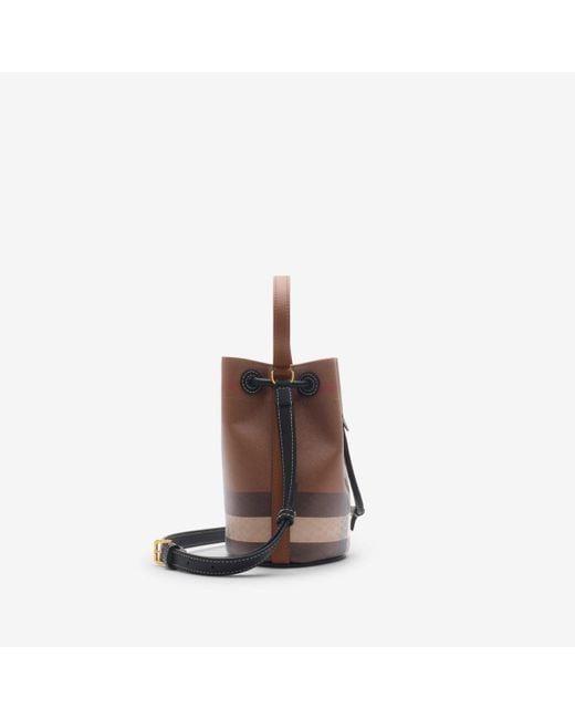 Burberry Black Mini Tb Bucket Bag