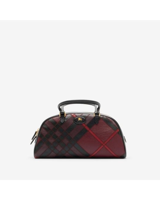 Burberry Brown Medium Highlands Bowling Bag​