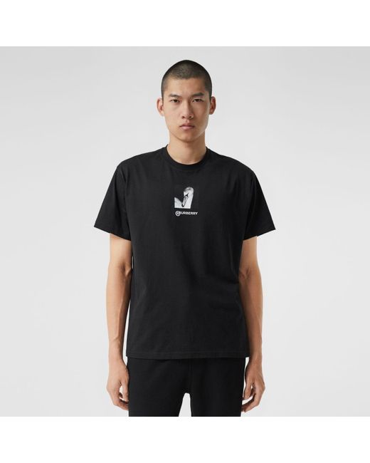 T-shirt à slogan imprimé Coton Dolce & Gabbana pour homme en coloris Noir Homme Vêtements T-shirts T-shirts à manches courtes 