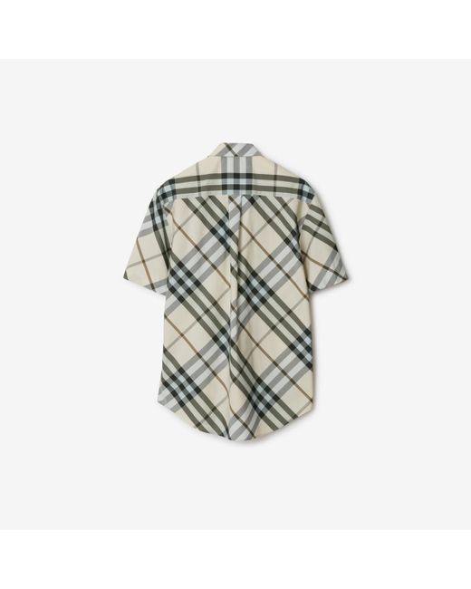 Burberry Multicolor Check Cotton Shirt for men
