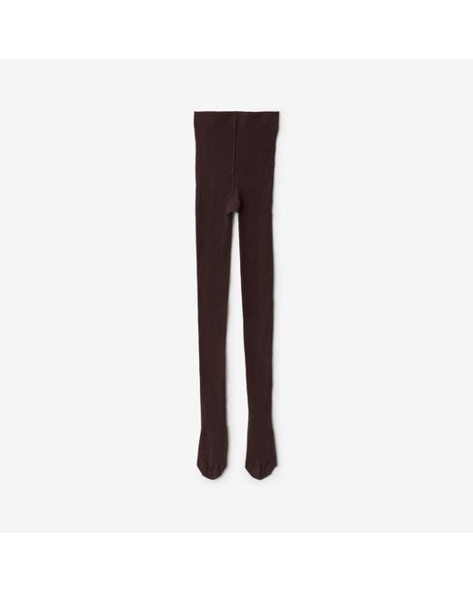 Burberry Brown Wool Blend Tights