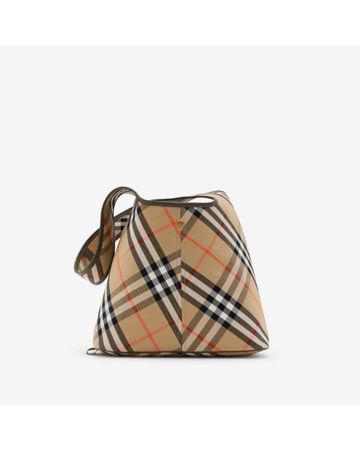 Burberry Multicolor Small Check Shoulder Bag