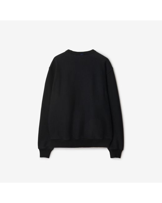 Burberry Black Cotton Sweatshirt for men