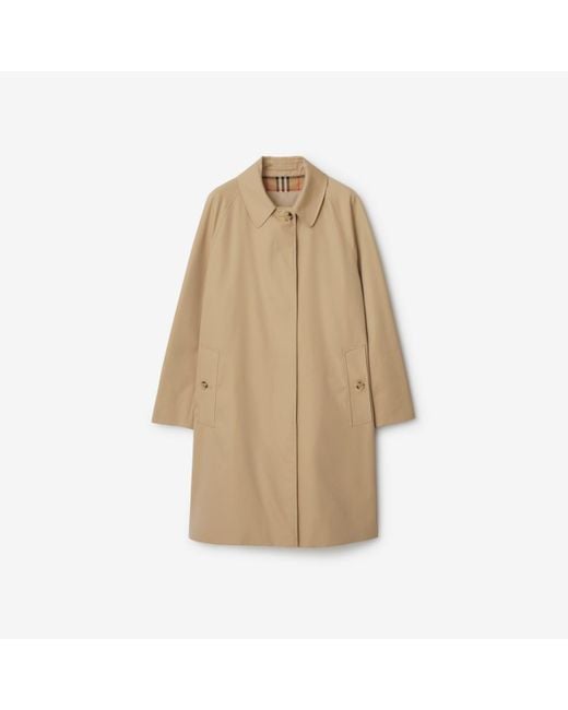 Burberry Natural Mid-length Camden Heritage Car Coat