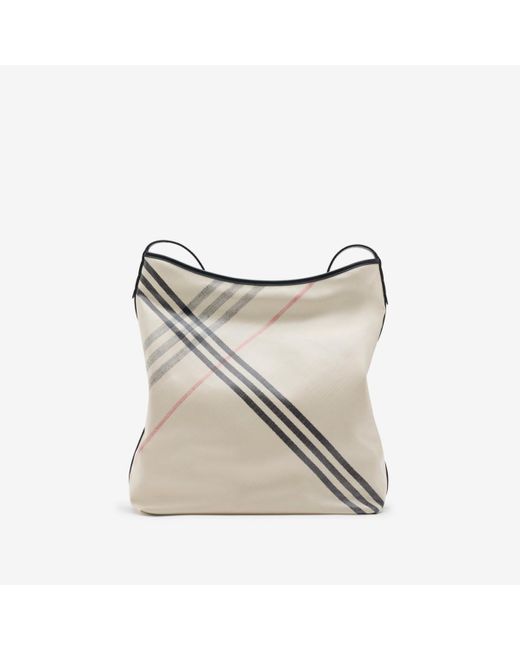 Burberry White Highlands Shoulder Bag