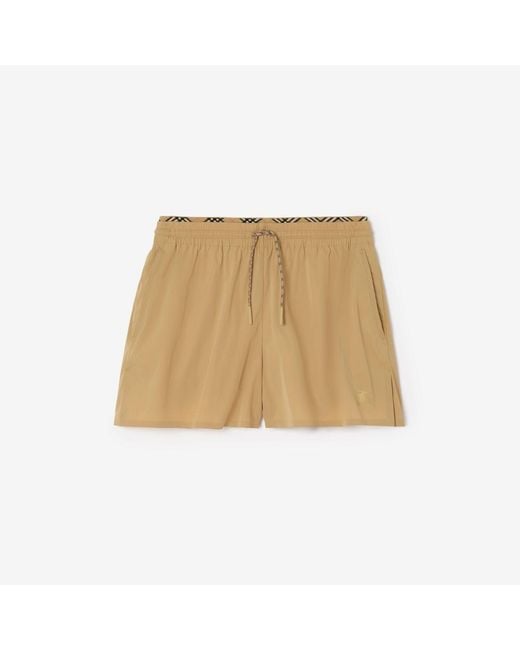 Burberry Natural Stretch Nylon Shorts