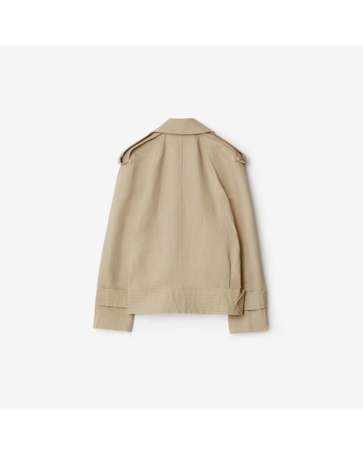 Burberry Natural Canvas Trench Jacket
