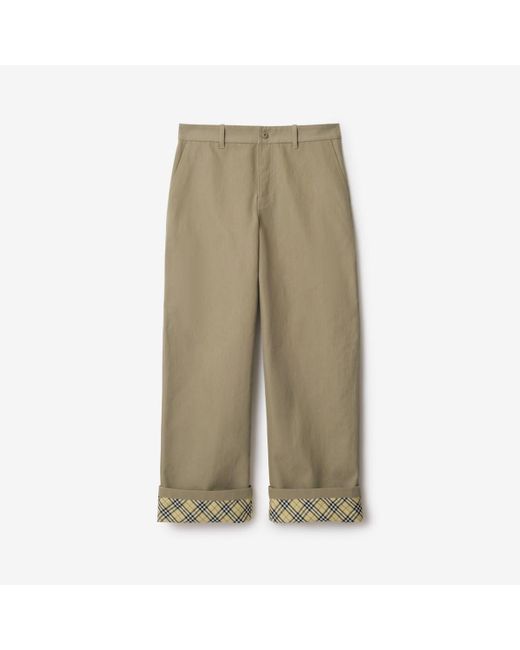 Burberry Natural Cotton Carpenter Trousers for men