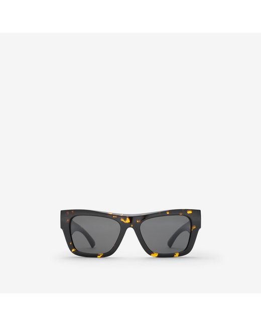 Burberry Gray Heritage Square Sunglasses