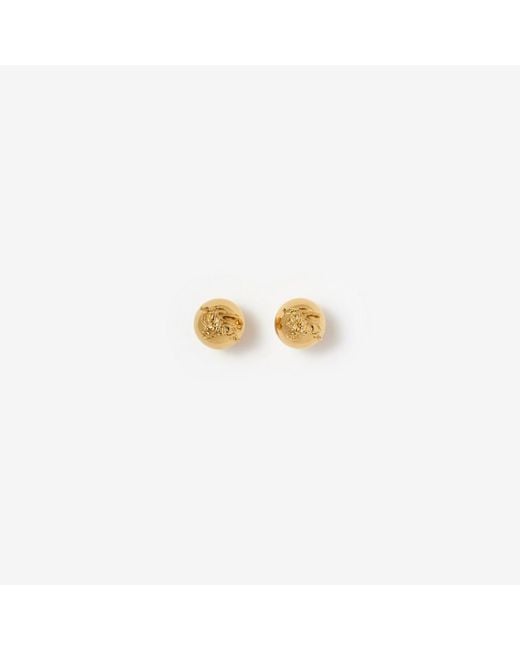 Burberry Metallic Ekd Sphere Stud Earrings​