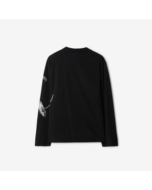 Burberry Black Knight Hardware Cotton Top for men