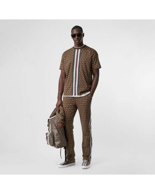 Burberry Brown Tb Monogram T-shirt for men