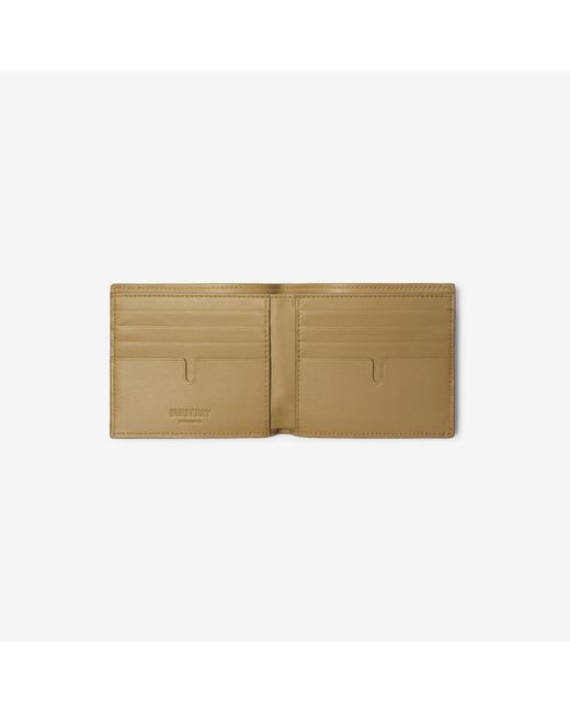 Burberry Green Check Bifold Wallet for men