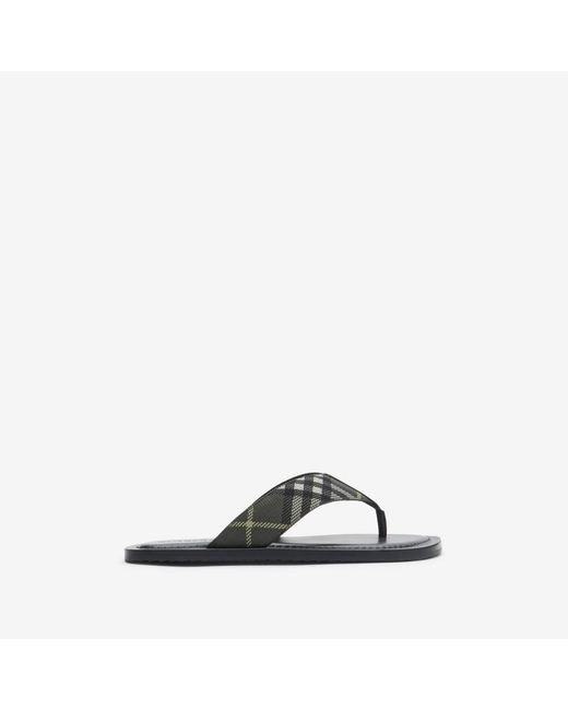 Burberry Multicolor Check Pavilion Sandals​ for men