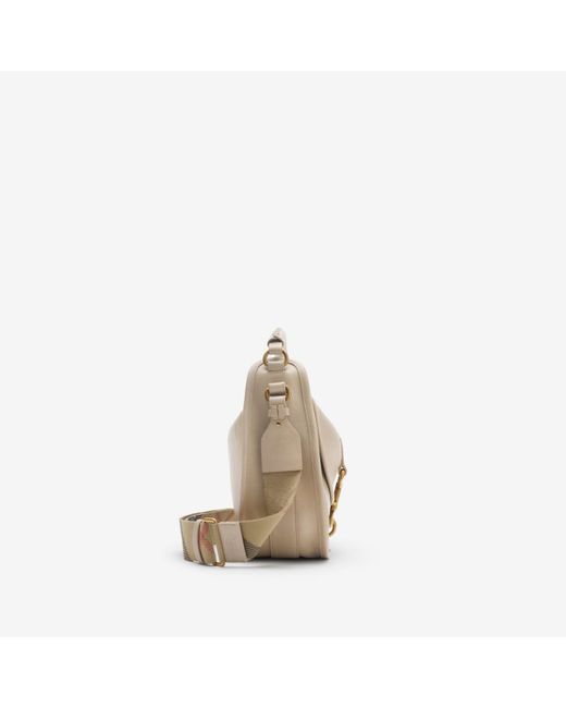 Burberry Natural Small B Clip Messenger Bag