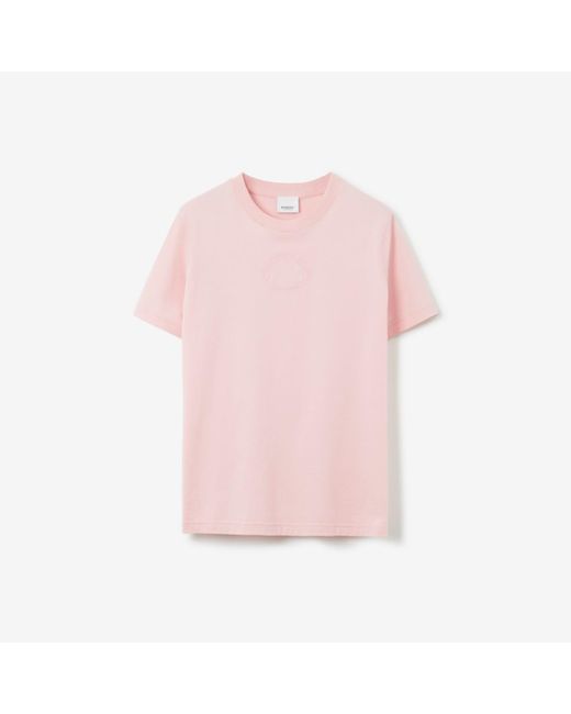 Burberry Pink Baumwoll-T-Shirt
