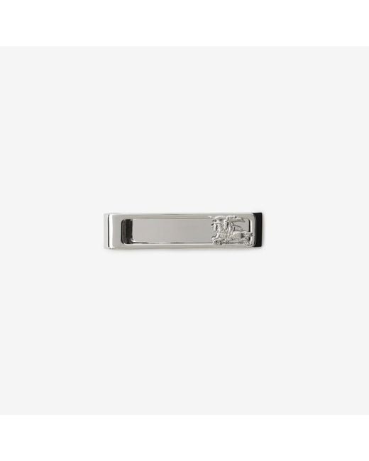 Burberry White Rider Tie Bar for men