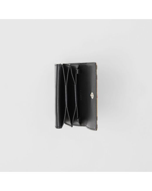 Burberry jessie vintage check & leather card case on chain sale