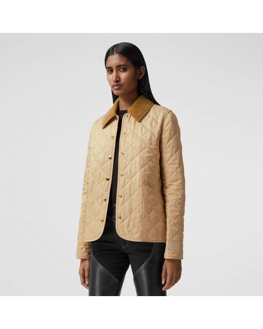 burberry womens diamond quilted jacket