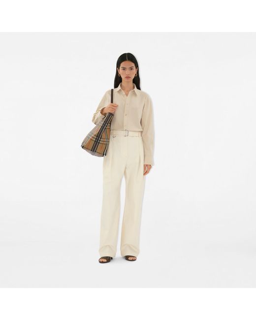 Burberry Brown Large Highlands Tote