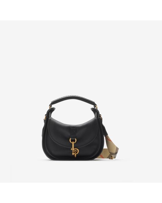 Mini B Clip Suede Messenger Bag - Hazel Brown