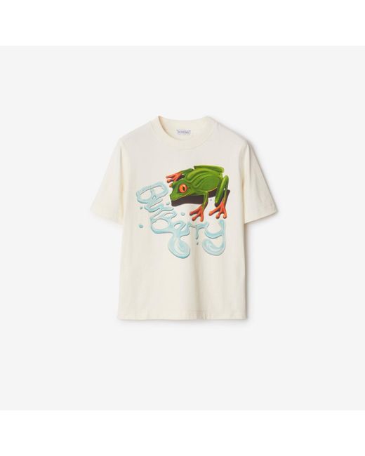 Burberry Green Frog Cotton T-shirt
