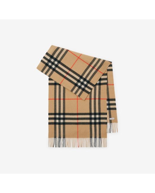 Burberry Multicolor Wide Check Cashmere Scarf