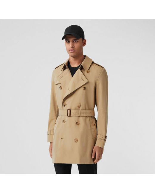 Burberry The Short Wimbledon Trench Coat in Natural for Men | Lyst UK