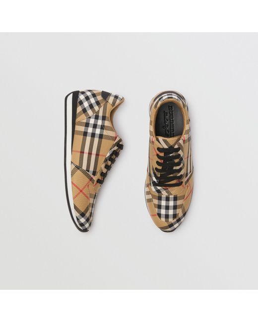 Burberry vintage cheap check shoes