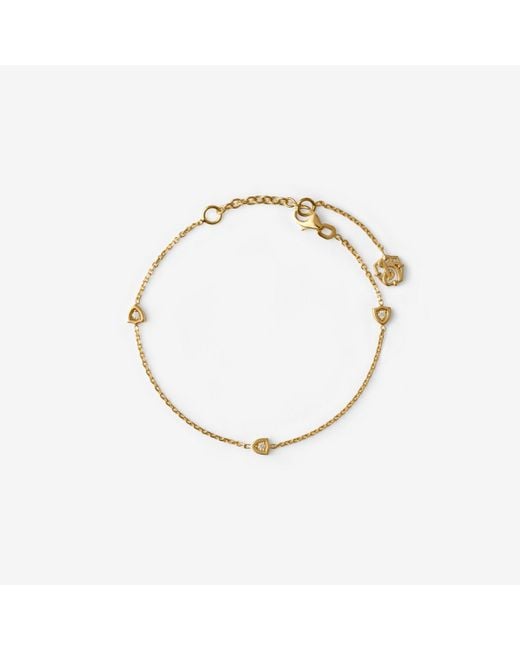 Burberry Metallic Shield Chain Bracelet