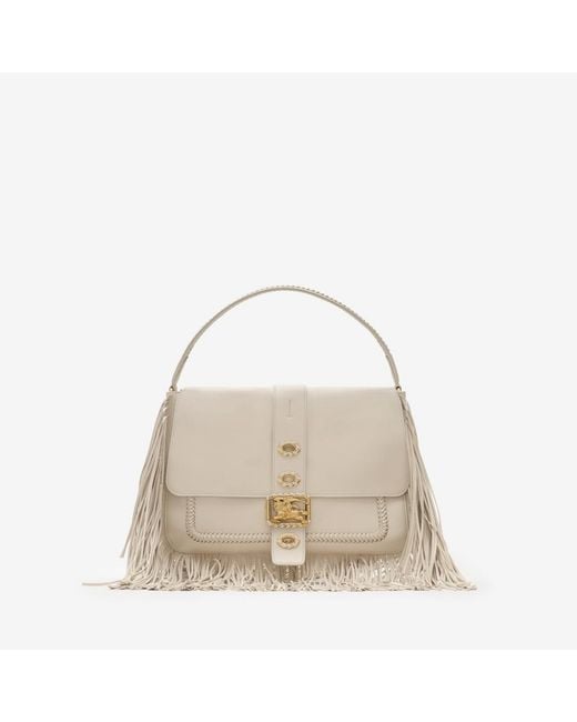 Burberry Natural Medium Rider Bag