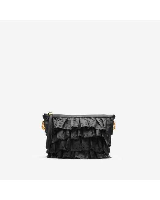 Burberry Black Mini Ruffle Bag