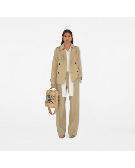Burberry Natural Small Rocking Horse Bucket Bag​