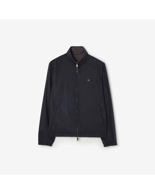 Burberry Blue Reversible Cotton Harrington Jacket for men
