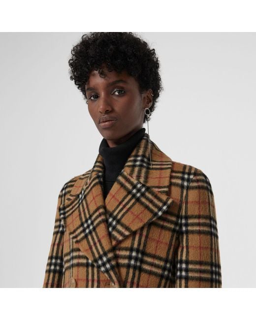 Check tailored coat discount