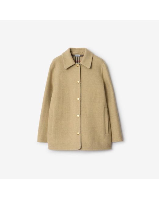 Burberry Natural Wool Overshirt