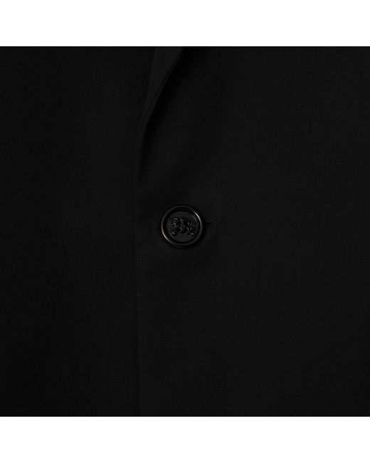 Veste de costume en coton mélangé Burberry pour homme en coloris Black