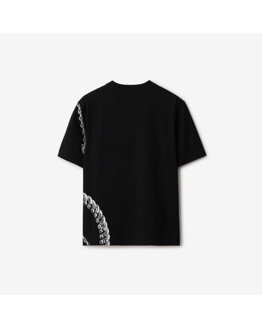 Burberry Black Shield Hardware Cotton T-shirt